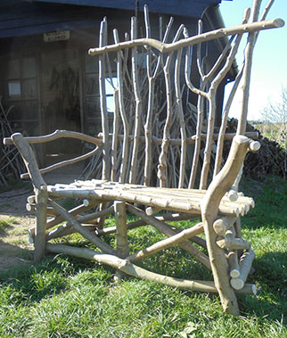 make your own rustic chair